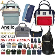 ☆New Anello Bags◆JAPAN BEST SELLING BAGS for UNISEX◆BACKPACK/WAIST BAG/SLING BAG/ Premium Quality