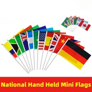 World Countries Hand Held Flags Sports Cheering Hand Flags