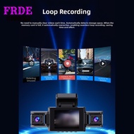 [FRDE] 360° Full View Car Dashcam System: 4 Channel 1080p Camera with Motion