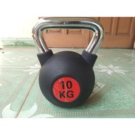 Lime Kettlebell, Premium Rubber Covered Kettlebell 10kg 85%