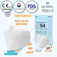 HiGuard KF94 FFP2  Mask for KIDS BFE 99.4%- Made in Korea US FDA registered | European  CE certified