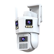 JOOAN 15MP Three Lens 5G WIFI CCTV Camera Waterproof Outdoor Wireless 4K HD Three Screen View Auto T