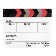 【2023 NEW】Selens 30×24Cm Director Video Scene Clapperboard Acrylic Dry Erase Director TV Movie Film