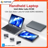 New product 12th Gen Mini Gaming Laptop In Alder Lake N100 8 Inch Touch Screen 12GB DDR5 Windows 11 Notebook Tablet PC 2 in 1 WiFi6