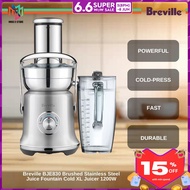 Breville BJE830 Brushed Stainless Steel Juice Fountain Cold XL Juicer 1200W