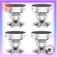 Preffair 4-Piece Speaker Insulator Spike Base, Speaker Board, and Speaker Stand Set with Double-Side