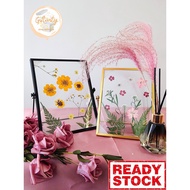 [ Ready Stock] Glass photo frame/ Transparent Photo Frame/ DIY Frame (7 Inch)