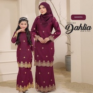 BAJU RAYA SEDONDON ANAK DAN IBU,DAHLIA KURUNG MODEN ,KURUNG ALA SONGKET