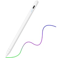 สำหรับ Apple Pencil iPad ปากกา Stylus Touch สำหรับแท็บเล็ตปากกา Stylus Pen สำหรับ4th Gen/iPad 6th Gen iPad 7th gen iPad 8th Gen/iPad Mini 5th White One