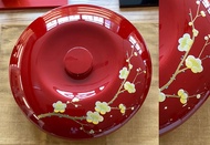 林建正 台灣漆器 蒔繪梅果點心盤-果盒(大)