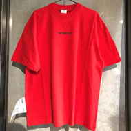 Top Choices Trendy Printed T-Shirts Ready Stock 2020 Vetements Logo Embroidery Big Washing Label Out