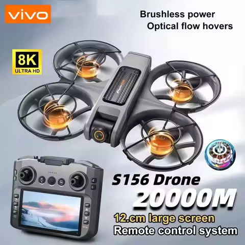 VIVO S156 GPS Drone 8K Professional HD 360° Wide Angle Dual Camera 5G WIFI Brushless Motor Intellige
