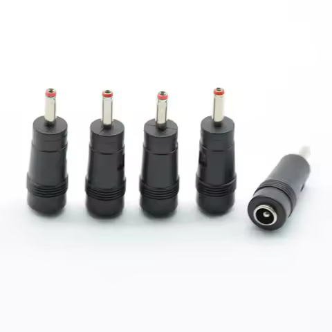 5pcs/lot 5.5 x 2.1 mm female to 3.5 x 1.35 mm male DC Power Connector Adapter Laptop 5.5*2.1 to 3.5*