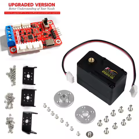 Feetech ST-3215-C018 12V 30KG.cm Dual Axis TTL Smart String Servos Magnetic Encoding 360 Degrees Con