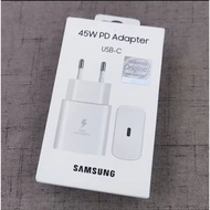 TRAVEL ADAPTER CHARGER 45WATT FAST CHARGING TYPE C SAMSUNG GALAXY A27 5G 100%Original CHARGER 45W TY