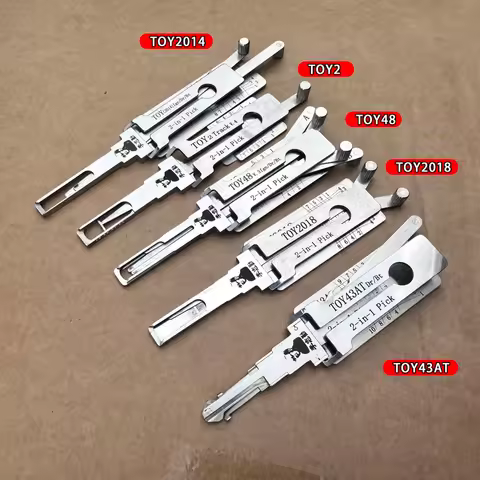LISHI 2IN1 SS001 SS002PRO KW1 KW5 SC1 SC4 Decoder Lock Pick Tool Locksmiths Tool