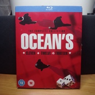 Blu-ray bluray bd original Ocean's trilogy Eleven Twelve Thirteen George Clooney Brad Pitt