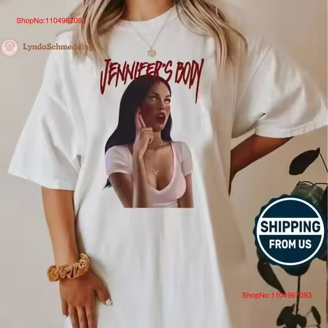 Retro Jennifers Body Meme Vintage Megan Fox T Shirt Horror Movie Halloween Vibes vintage Washed stre