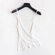 Real silk women nightgown sleeping dress pijamas ladies underdress home wear sleeveless loose plus s