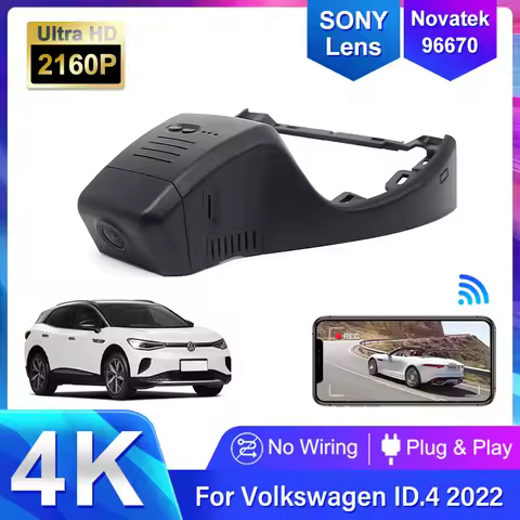 4K HD 2160P Plug and Play Installation Car DVR Video Recorder Wifi Dash Cam For Volkswagen VW ID4 id