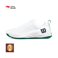 Wilson Rush Pro 4.5 Men's Tennis Shoes (White/White/Aventurine)