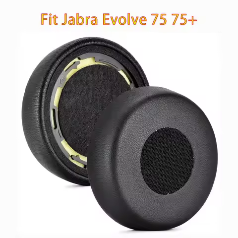 1 Pair Earpads Replacement Compatible For Jabra Evolve 75 75+ / 75 Uc / 75ms Evolve75 Earmuff Sponge