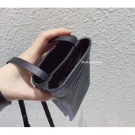 Minidaily. Korea Online Daigou bucks & leather Side Back Crossbody Handmade Mobile Phone Bag