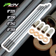 Modified Shirt Pole With Nuts Size 8.7/9/9.5/10 Inches For Wave 125-MIo-Sonic And Others. Fast Deliv