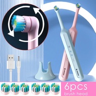 Brush Rotating Electric Toothbrush Rechargeable Electric Two Minute Timer Two-way Rotation IPX7 Wate