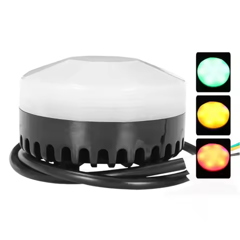 Modbus RTU Audible Visual Alarm with 3 Color Signal Light Mini Programmable Sound and Light Alarm fo