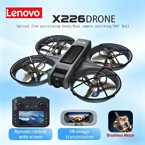 Lenovo X226/X226VR Professional 8K Drone With Screen, Remote Control Helicopter Plane, RC Dron Quadc