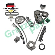 19pc Münster Timing Chain Kit Set 12761-85FA0 Suzuki Grand Vitara ET SV620 SV625 1995-1998 2.0 2.5 2