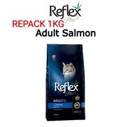 [Repack 1Kg] Reflex Plus Adult Cat Food - Salmon