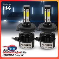 TaffLED X7 Car Headlights LED COB Headlight H4 Cool White 2 PCS - 75818-4CN