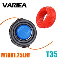 VARIEA-T35 Lawn Mower Blade, Free 1 Roll 15 Meters Grass Thread, Suitable for 223L/224L/324L and Oth