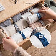 10 PCS  Elastic Band with Buttonholes, 20Pcs Closet Organizer for Bed Sheet, Clothes Organization System for Drawer, Blanket Storage Band, Wardrobe Space Saver for Bedding Comforte