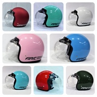 Helm Bogo Arc Polos Kaca Cembung Bening Dewasa Pria Dan Wanita