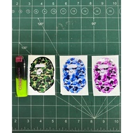 Bape / Bapesss （ Blue / Pink / Green ） Sticker Printing