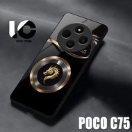 Softcase hp poco C75 Glossy Casing poco C75 Glossy Case Cessing Protectivehp Mobile Phone Accessorie