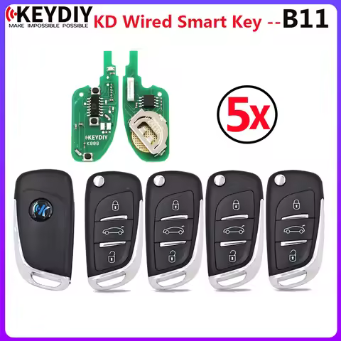 Original 3 Buttons KEYDIY B-Series B11-3 B11 DS Style Universal Remote Control Key for KD-X2 KD900 K