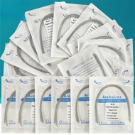 10pack Dental NITI Arch Wires Orthodontic Super Elastic Round Rectangle Archwire Lower/Upper 012/014