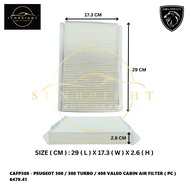 PEUGEOT 308 / 308 TURBO / 408 VALEO CABIN AIR FILTER ( PC ) 6479.41