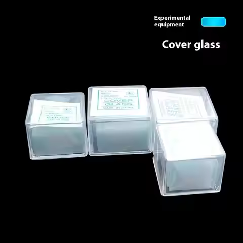 100PCS Microscope DIY Accessories Transparent Slides Coverslips Coverslides Cover Glass 18x18 20x20 