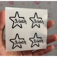 Cutting Sticker 3Sixty Bike, Threesixty Cutting Sticker Folding Bike