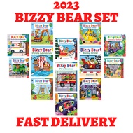 【2024 BIZZY BEAR SET】Bizzy Bear Children English Story board book kids color Interactive busy book S
