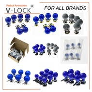 6pcs/set plated suction ball electrode bulb for EKG electrocardiograph ECG EKG cable