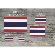 Waterproof Vinyi 🇹🇭 Thailand 🇹🇭 National Flag Sticker (Free SG Singpost Mailing) + FOC Mini SG Flag
