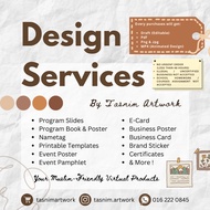 GRAPHIC DESIGN SERVICES (5 PAGES & 15 ELEMENTS ABOVE)