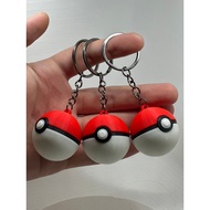 1pcs 3.6cm Classic Poké Ball Keychain collectible gift for Pokémon fans compact size makes it easy t