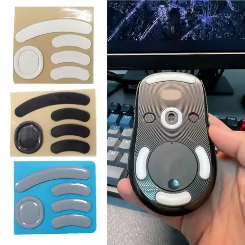1Set Mouse Feet for Logitech G Wireless Mouse Replacement Mouse Feet Glides Curved Edges Mouse Feet 